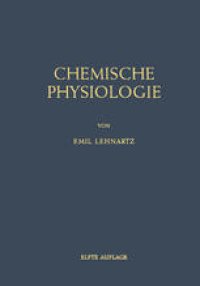 cover of the book Einfuhrung in die Chemische Physiologie