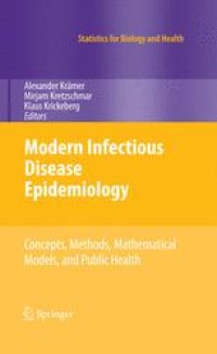 cover of the book Modern Infectious Disease Epidemiology: Concepts, Methods, Mathematical Models, and Public Health