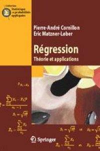 cover of the book Regression: Theorie et applications