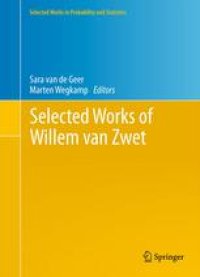 cover of the book Selected Works of Willem van Zwet