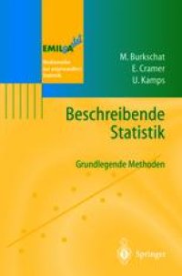 cover of the book Beschreibende Statistik: Grundlegende Methoden