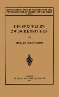 cover of the book Die Sexuellen Zwischenstufen