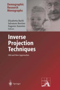 cover of the book Inverse Projection Techniques: Old and New Approaches