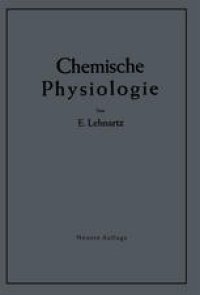 cover of the book Einfuhrung in die Chemische Physiologie