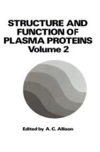 cover of the book Structure and Function of Plasma Proteins: Volume 2