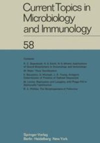 cover of the book Current Topics in Microbiology and Immunology: Ergebnisse der Mikrobiologie und Immunitatsforschung