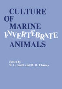 cover of the book Culture of Marine Invertebrate Animals: Proceedings — 1st Conference on Culture of Marine Invertebrate Animals Greenport