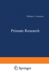 cover of the book Primate Research