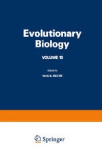 cover of the book Evolutionary Biology: Volume 15