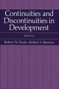 cover of the book Continuities and Discontinuities in Development