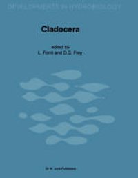 cover of the book Cladocera: Proceedings of the Cladocera Symposium, Budapest 1985