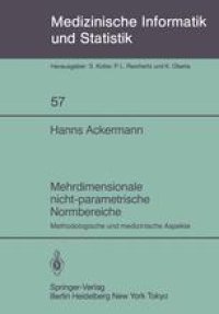 cover of the book Mehrdimensionale nicht-parametrische Normbereiche: Methodologische und medizinische Aspekte