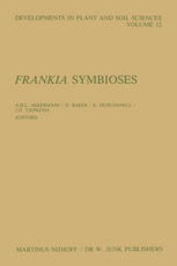 cover of the book Frankia Symbioses