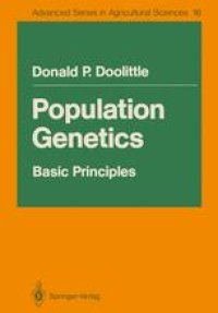 cover of the book Population Genetics: Basic Principles