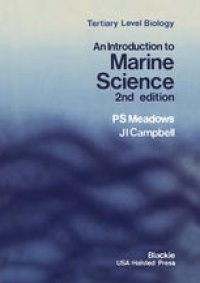 cover of the book An Introduction to Marine Science