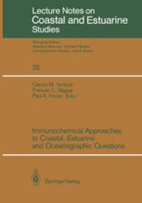 cover of the book Immunochemical Approaches to Coastal, Estuarine and Oceanographic Questions