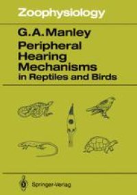 cover of the book Peripheral Hearing Mechanisms in Reptiles and Birds