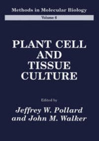 cover of the book Plant Cell and Tissue Culture