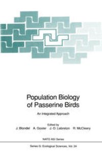 cover of the book Population Biology of Passerine Birds: An Integrated Approach