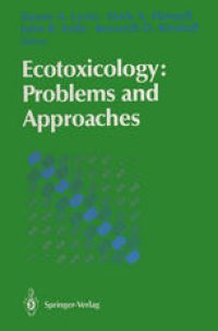 cover of the book Ecotoxicology: Problems and Approaches