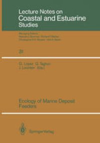 cover of the book Ecology of Marine Deposit Feeders