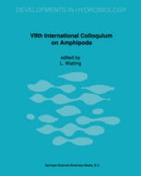 cover of the book VIIth International Colloquium on Amphipoda: Proceedings of the VIIth International Colloquium on Amphipoda held in Walpole, Maine, USA, 14–16 September 1990