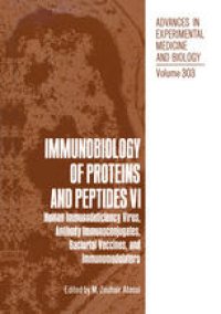 cover of the book Immunobiology of Proteins and Peptides VI: Human Immunodeficiency Virus, Antibody Immunoconjugates, Bacterial Vaccines, and Immunomodulators