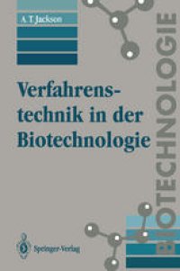 cover of the book Verfahrenstechnik in der Biotechnologie