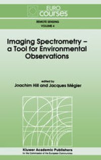 cover of the book Imaging Spectrometry — a Tool for Environmental Observations