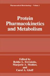 cover of the book Protein Pharmacokinetics and Metabolism