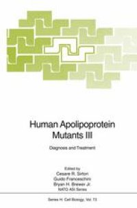 cover of the book Human Apolipoprotein Mutants III: Diagnosis and Treatment