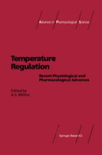 cover of the book Temperature Regulation: Recent Physiological and Pharmacological Advances