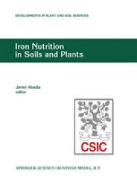 cover of the book Iron Nutrition in Soils and Plants: Proceedings of the Seventh International Symposium on Iron Nutrition and Interactions in Plants, June 27–July 2, 1993, Zaragoza, Spain