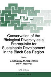 cover of the book Conservation of the Biological Diversity as a Prerequisite for Sustainable Development in the Black Sea Region