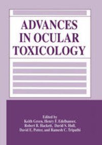 cover of the book Advances in Ocular Toxicology