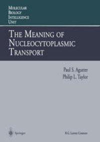 cover of the book The Meaning of Nucleocytoplasmic Transport