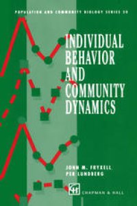 cover of the book Individual Behavior and Community Dynamics