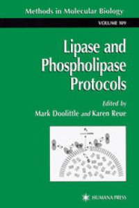 cover of the book Lipase and Phospholipase Protocols