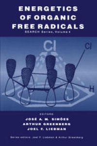 cover of the book Energetics of Organic Free Radicals