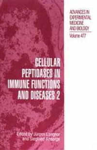 cover of the book Cellular Peptidases in Immune Functions and Diseases 2