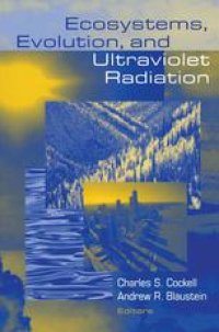 cover of the book Ecosystems, Evolution, and Ultraviolet Radiation