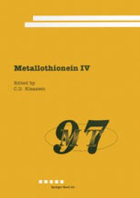 cover of the book Metallothionein IV