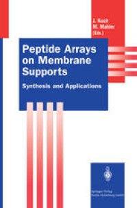 cover of the book Peptide Arrays on Membrane Supports: Synthesis and Applications