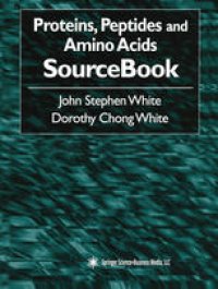 cover of the book Proteins, Peptides and Amino Acids SourceBook