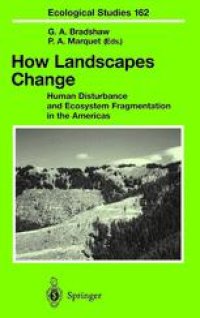 cover of the book How Landscapes Change: Human Disturbance and Ecosystem Fragmentation in the Americas