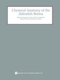 cover of the book Chemical Anatomy of the Zebrafish Retina