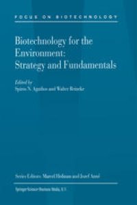 cover of the book Biotechnology for the Environment: Strategy and Fundamentals