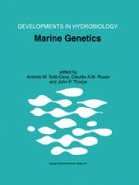 cover of the book Marine Genetics