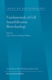 cover of the book Fundamentals of Cell Immobilisation Biotechnology