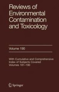 cover of the book Reviews of Environmental Contamination and Toxicology: Continuation of Residue Reviews